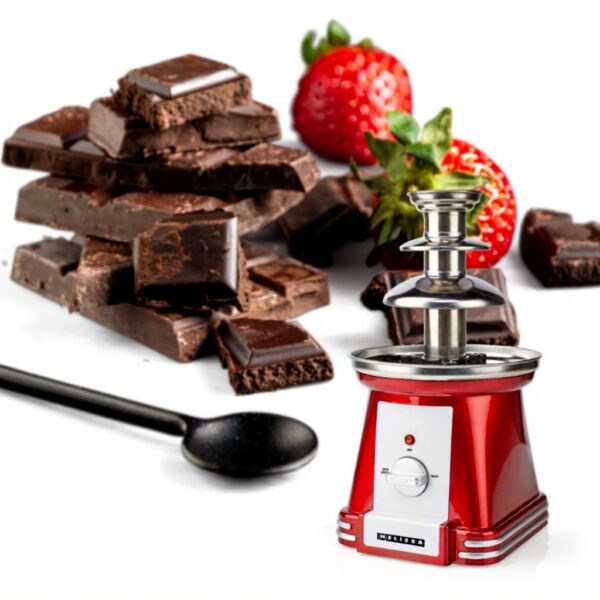 Schokobrunnen Melissa Retro 3-stufig Warmhaltefunktion