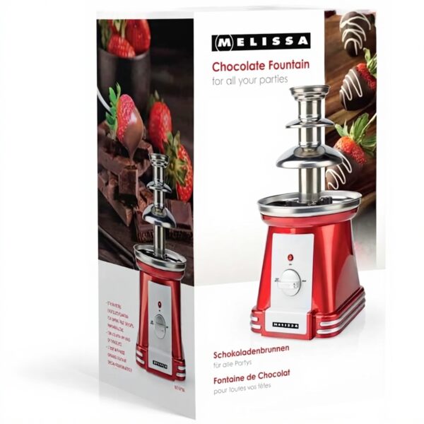 Schokobrunnen Melissa Retro 3-stufig Warmhaltefunktion