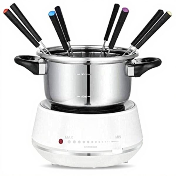 MELISSA Elektrisches Fondue 8 Personen Edelstahl 2 Liter