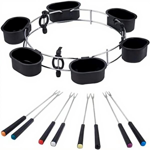 MELISSA Elektrisches Fondue 8 Personen Edelstahl 2 Liter