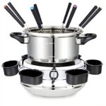 MELISSA Elektrisches Fondue 8 Personen Edelstahl 2 Liter