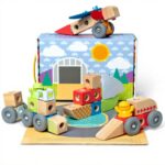Blockables Fahrzeuge Bauset Melissa Doug Holzspielzeug
