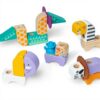 Blockables Safari Bauset Melissa Doug Holzbausteine Kinder
