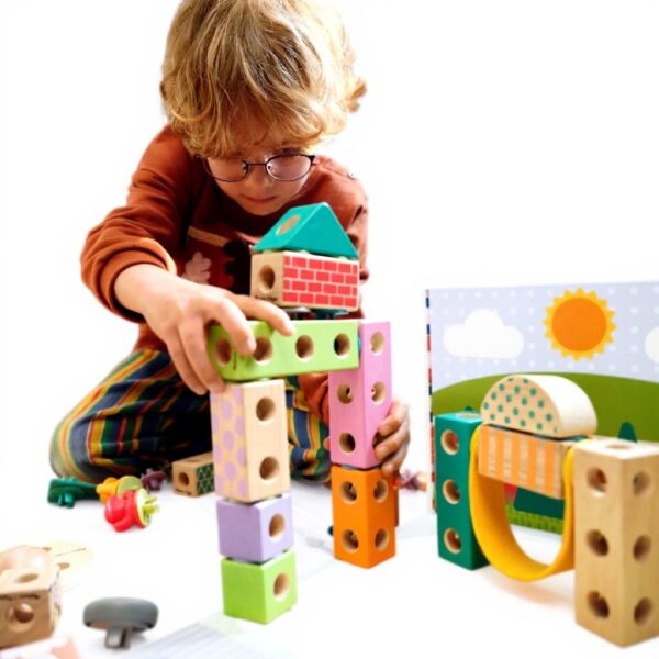 Blockables Stadt Bauset Melissa amp Doug Holzbausteine Kinder