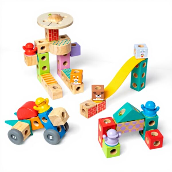 Blockables Stadt Bauset Melissa amp Doug Holzbausteine Kinder