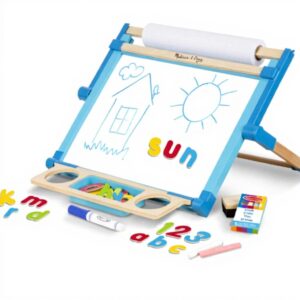 Doppelseitige Tischstaffelei Melissa Doug Holz magnetisch