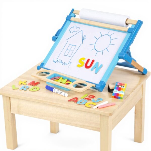 Doppelseitige Tischstaffelei Melissa Doug Holz magnetisch