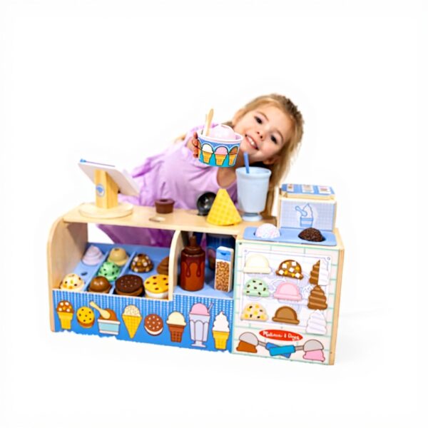 Holz Eiscafé Melissa amp Doug Rollenspiel Kinder ab 3 Jahren