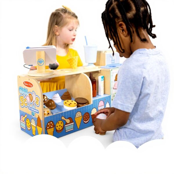 Holz Eiscafé Melissa amp Doug Rollenspiel Kinder ab 3 Jahren