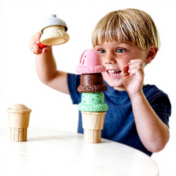 Eiscreme Spielset Melissa Doug magnetische Eiskugeln Kinder