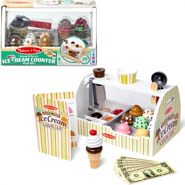 Holz Eisdiele Melissa Doug Rollenspiel Kinder 3 Jahre