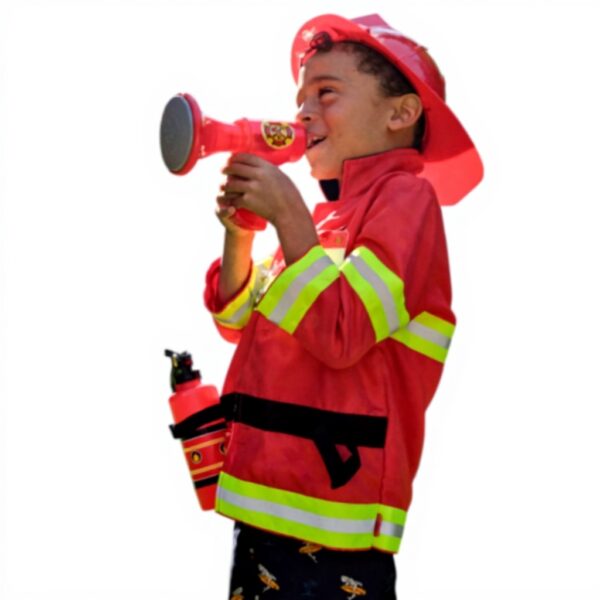 Feuerwehrkostüm Melissa Doug Kinder Rollenspiel realistisch