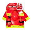 Feuerwehrkostüm Melissa Doug Kinder Rollenspiel realistisch