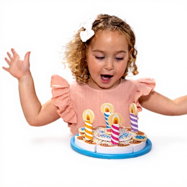 Holz Geburtstagskuchen Melissa Doug Dekorieren Schneiden