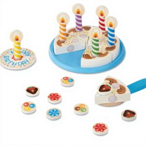 Holz Geburtstagskuchen Melissa Doug Dekorieren Schneiden