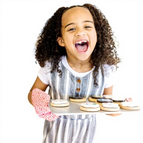 Holz Keks-Set Melissa Doug Rollenspiel Backspielzeug Kinder