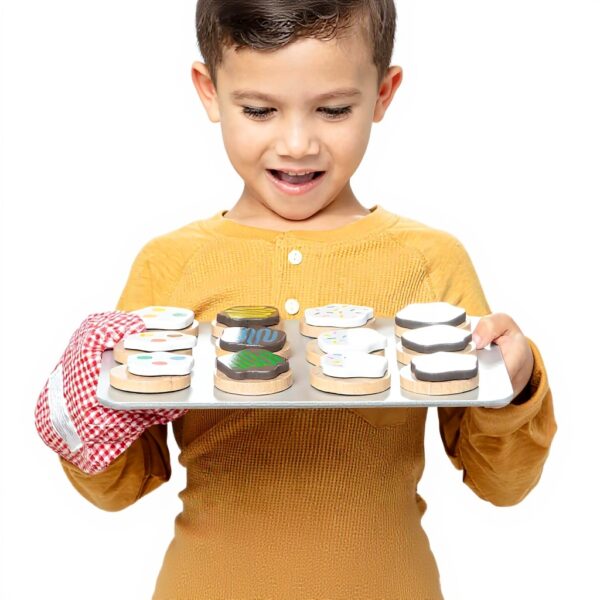 Holz Keks-Set Melissa Doug Rollenspiel Backspielzeug Kinder