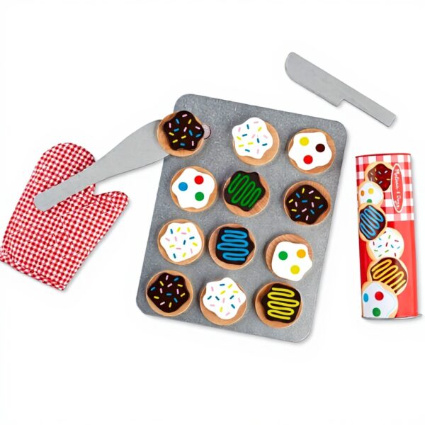 Holz Keks-Set Melissa Doug Rollenspiel Backspielzeug Kinder