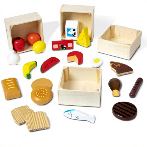 Melissa Doug Lebensmittel-Set Holzspielzeug Kinder