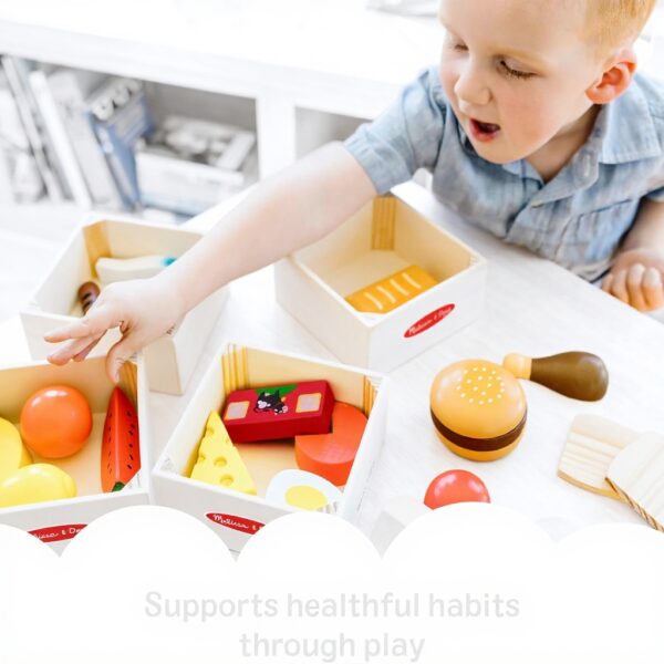 Melissa amp Doug Holz Lebensmittelset Kinderküche 21-teilig