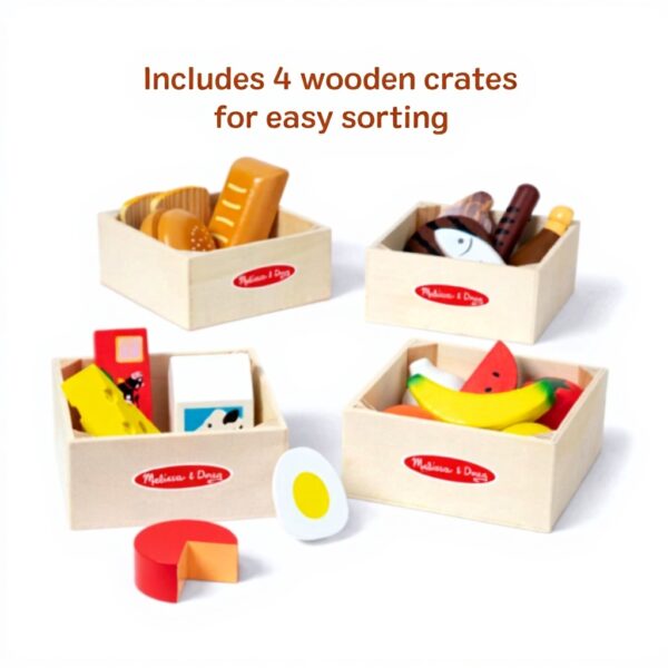 Melissa amp Doug Holz Lebensmittelset Kinderküche 21-teilig