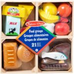 Melissa amp Doug Holz Lebensmittelset Kinderküche 21-teilig