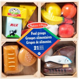 Melissa amp Doug Holz Lebensmittelset Kinderküche 21-teilig
