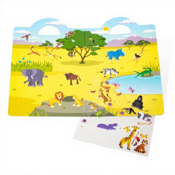 Safari Sticker Spielset Melissa Doug wiederverwendbar Kinder