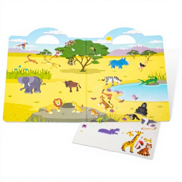 Safari Sticker Spielset Melissa Doug wiederverwendbar Kinder