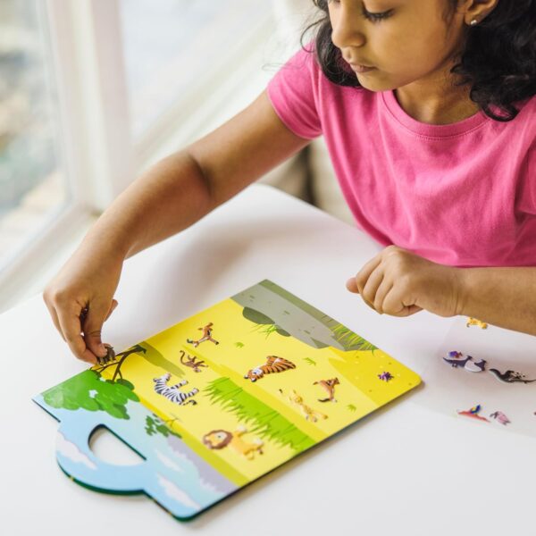Safari Sticker Spielset Melissa Doug wiederverwendbar Kinder-6