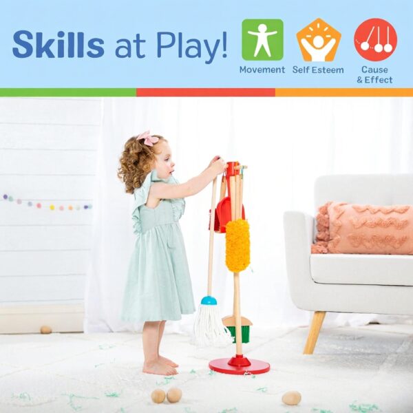 Putz Spielset Melissa amp Doug Holz Besen Kehrschaufel Kinder