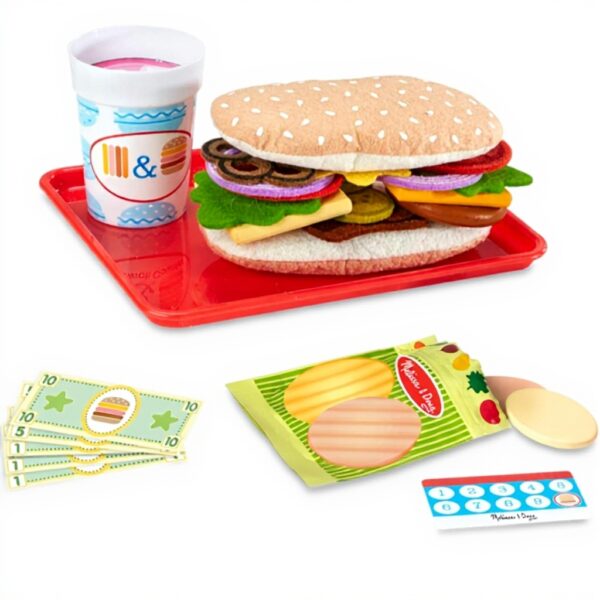 Melissa Doug Sandwich Shop Holzspielzeug Rollenspiel Kinder