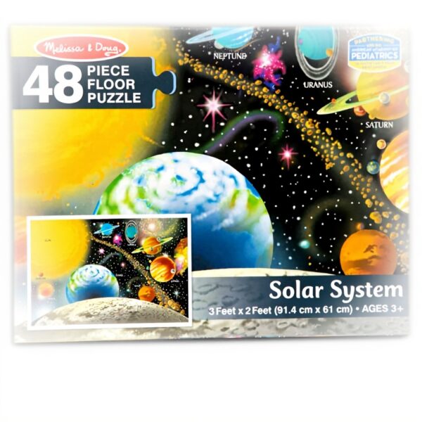 Sonnensystem Bodenpuzzle Melissa Doug Holz 48 Teile Kinder