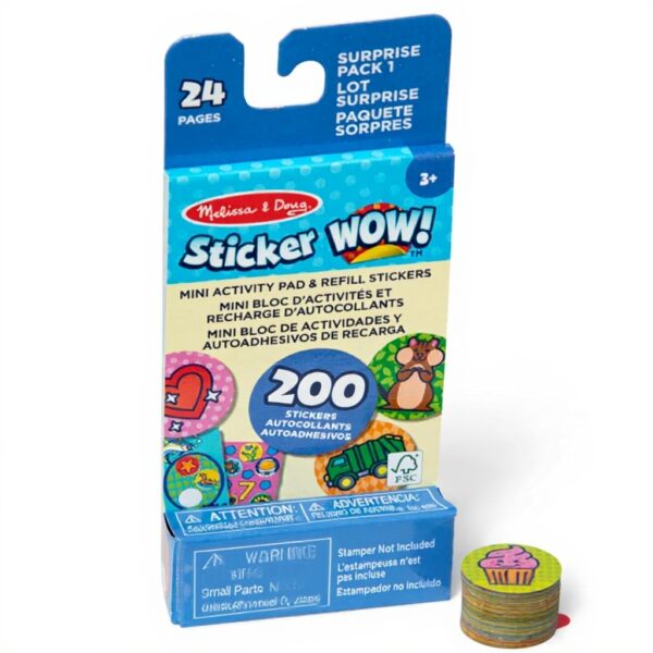 Melissa Doug Sticker Wow Aufkleberstempel Aktivität