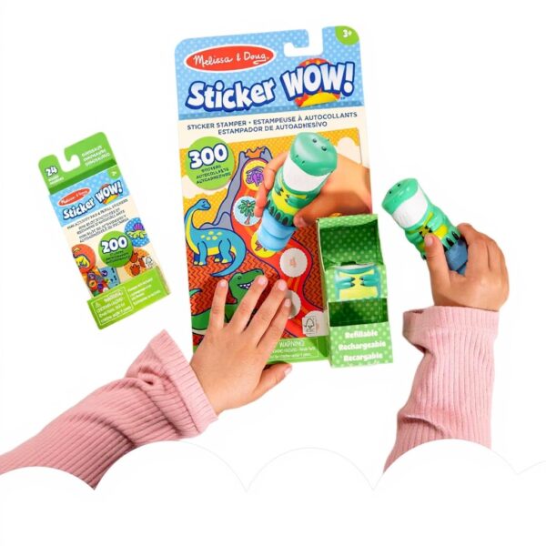 Melissa Doug Stempel-Set Dinosaurier 500 Sticker