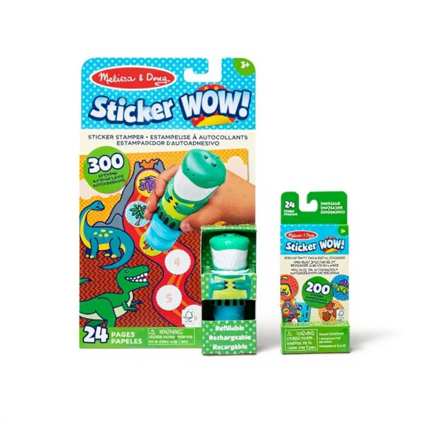 Melissa Doug Stempel-Set Dinosaurier 500 Sticker