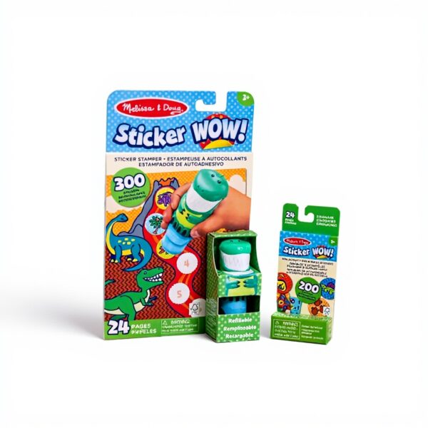 Melissa Doug Stempel-Set Dinosaurier 500 Sticker