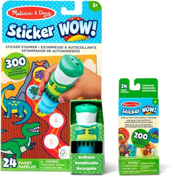Melissa Doug Stempel-Set Dinosaurier 500 Sticker