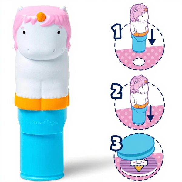 Sticker Stempel Set Einhorn Melissa Doug Kinder Bastelset