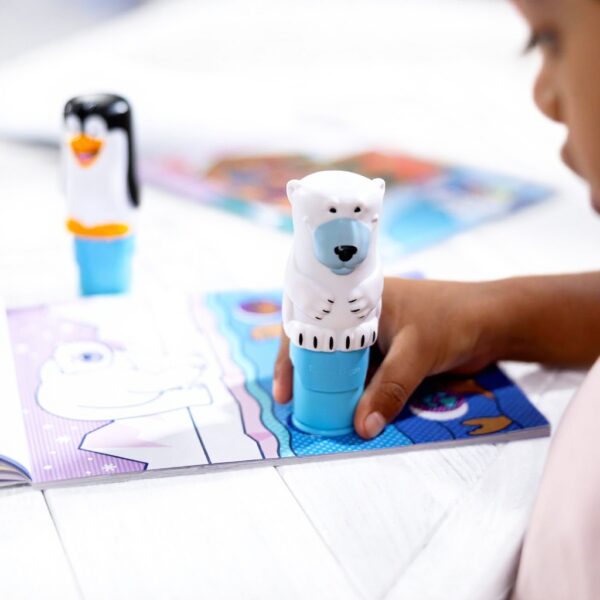 Melissa amp Doug Sticker Wow Winter Eisbär Pinguin