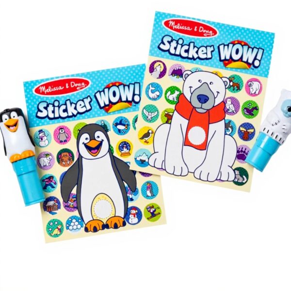 Melissa amp Doug Sticker Wow Winter Eisbär Pinguin