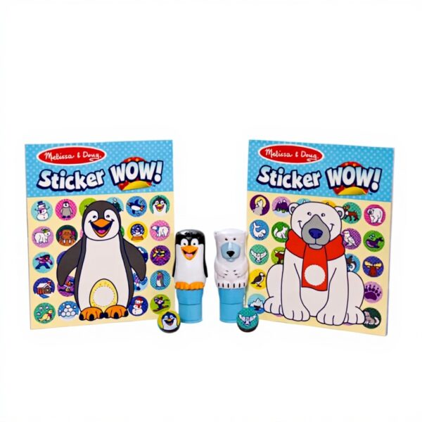 Melissa amp Doug Sticker Wow Winter Eisbär Pinguin