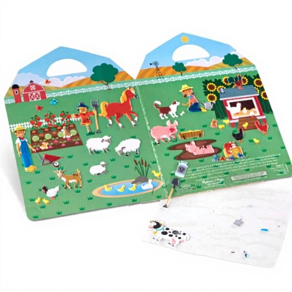 Melissa amp Doug Bauernhof Stickeralbum 3D Sticker Kinder