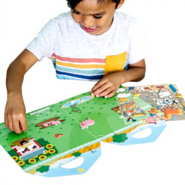 Melissa amp Doug Bauernhof Stickeralbum 3D Sticker Kinder