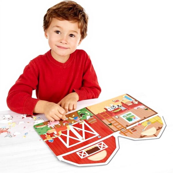 Melissa amp Doug Bauernhof Stickeralbum 3D Sticker Kinder