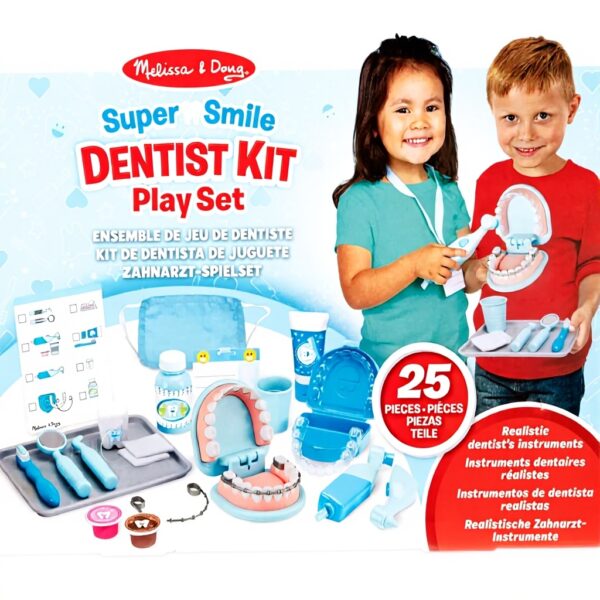 Zahnarzt Spielset Melissa Doug Holz Rollenspiel Kinder ab 3