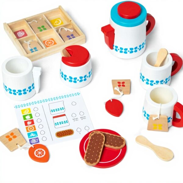Holz Teeservice Melissa Doug Rollenspiel Kinder ab 3 Jahren