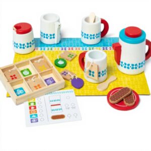 Holz Teeservice Melissa Doug Rollenspiel Kinder ab 3 Jahren
