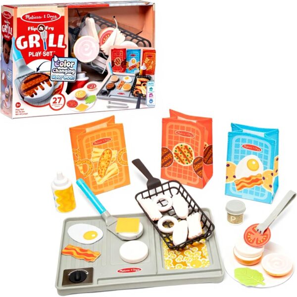 Melissa amp Doug Grill Spielset Farbwechsel Kinder Rollenspiel