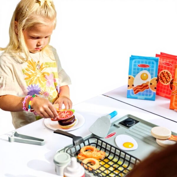 Melissa amp Doug Grill Spielset Farbwechsel Kinder Rollenspiel